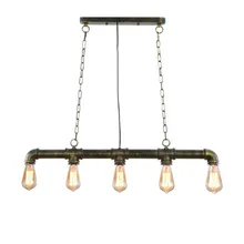 Американский бар персонализированные винтажные водопроводная труба для чердака декоративный подвесной светильник промышленная лампа