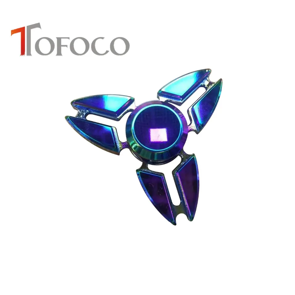 

TOFOCO New fidget spinner hand Spinner Fidgets EDC Decorate finger spinner metal For Autism and ADHD Adult Anti Stress Toys