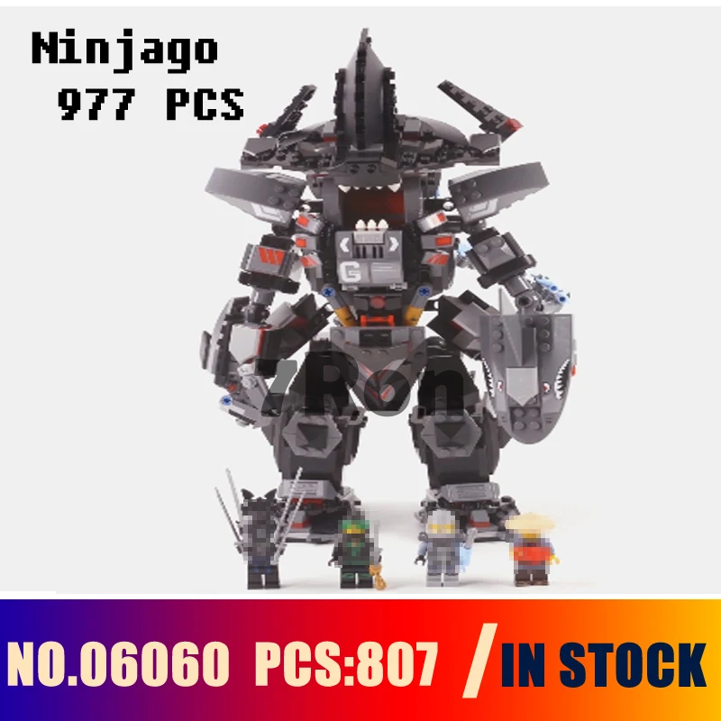 

Model building toys hobbies 06060 806pcs Garma Mecha Man Figure Compatible With lego Blocks Ninjago 70613 Educational DIY Bricks
