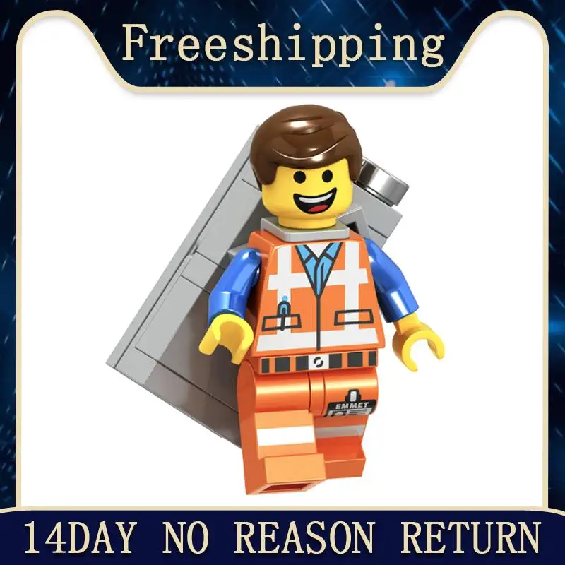 

Legoingly Movie Figure Single Sale Bad Cop Emmet Wyldstyle Sheriff Robo SWAT Vitruvius Building Blocks Model Bricks Toy L1009