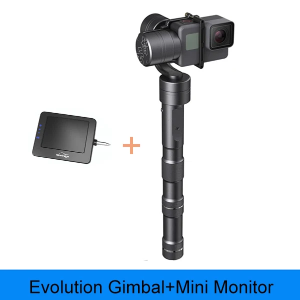 ZHIYUN Zhiyun Z1 эволюции и 3 Осями для мобильного создания фильмов 330 моторы градусов перемещение ручной шарнирный стабилизатор для камеры GoPro для камер GoPro Hero - Цвет: EvolutionWithMonitor