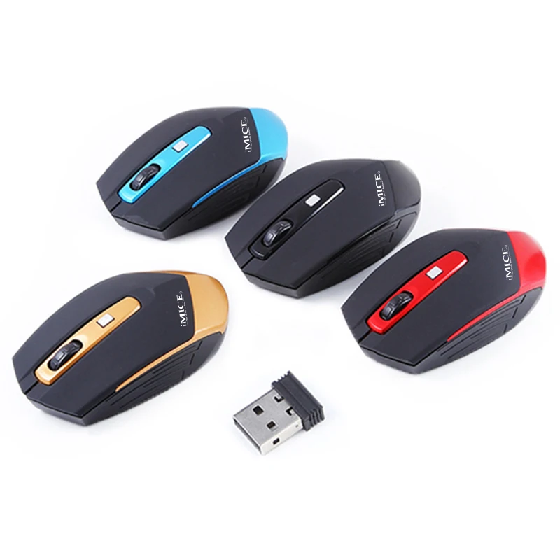 imice USB Wireless mouse Original Mouse 2.4Ghz 3 Buttons Optical Ergonomic Computer Mouse Mice For Laptop PC Cordless Mouses