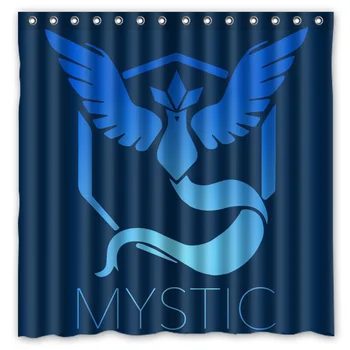 

pokemon go Pattern Creative Bath Shower Curtains Bathroom Waterproof Polyester Fabric Shower Curtain 180x180cm