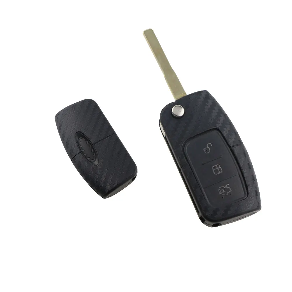 

Xburstcar 1 Piece Carbon Fiber Car Key Protection Sticker Cover Case for Ford Focus 2 MK2 2009-2012 Fiesta Ecosport 2009 - 2016