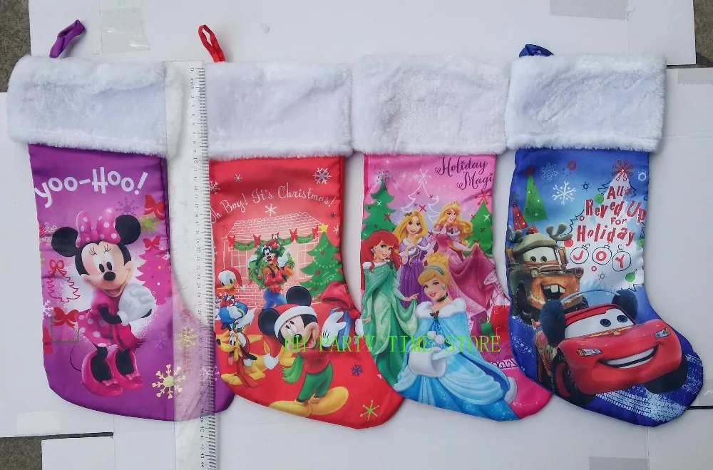 livraison gratuite de haute qualit 43 cm satin en peluche minnie souris princesse voiture film de bande dessine de nol bas chaussette de bonbons - Chaussette De Noel Disney livraison gratuite de haute qualit 43 cm satin en peluche minnie souris princesse voiture film de bande dessine de nol bas chaussette de bonbons - Chaussette De Noel Disney