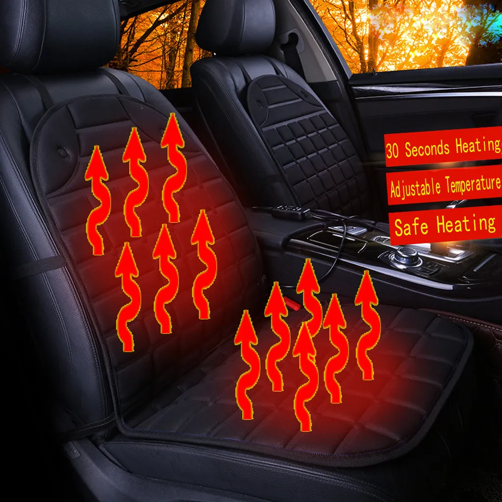 

Car Seat Heater Cushion Warmer Cover Winter Heated Warm High Low Temperature 12V