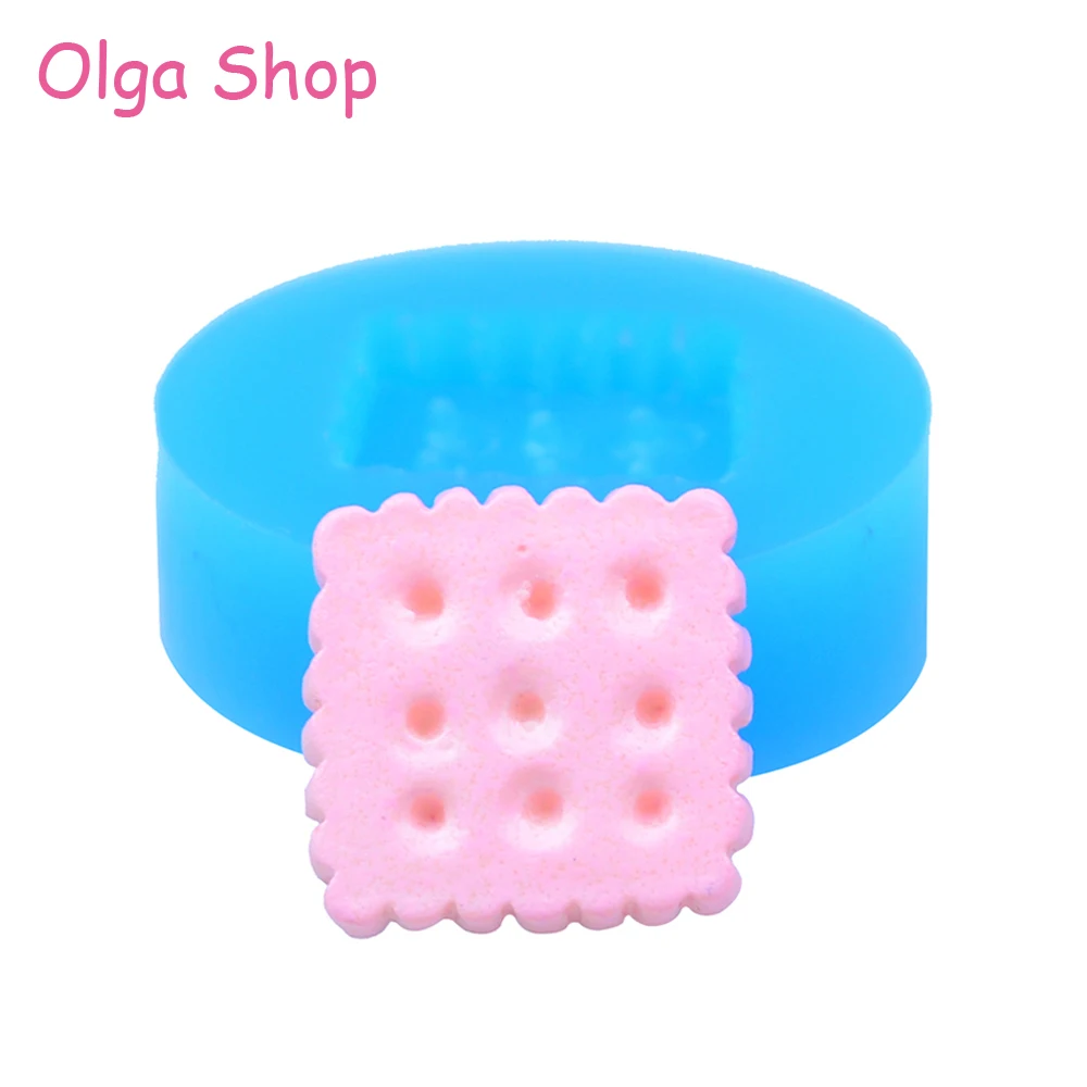 QYL030 квадратная Гибкая силиконовая форма для печенья Decoden Kawaii Миниатюрные