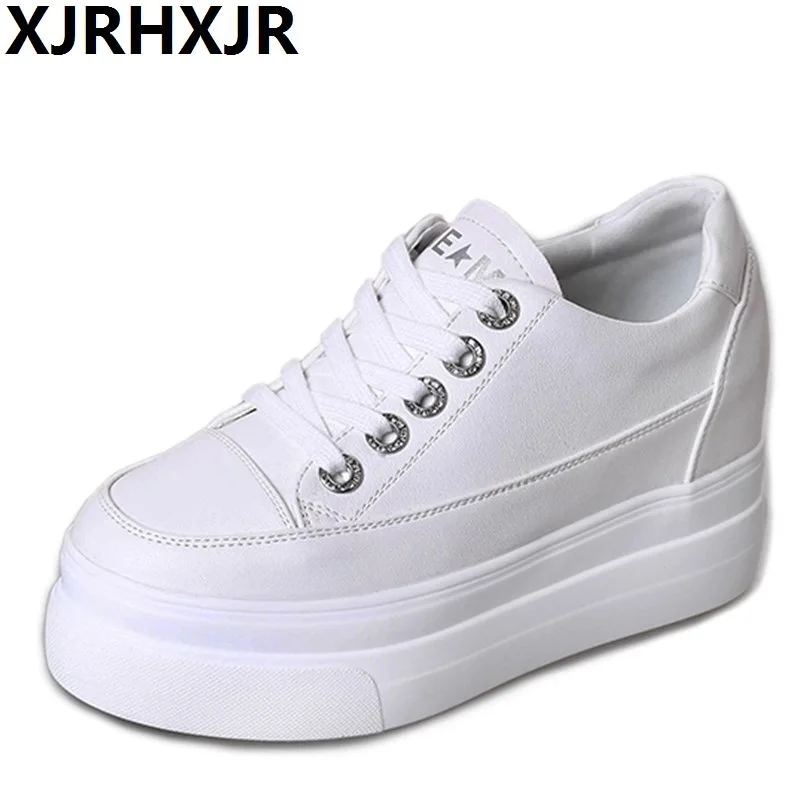 

Women Sneakers 2018 Autumn Hidden Wedge Heels Casual Shoes Woman White Platform Shoes Women's High Heels Shoes For Women Shoes