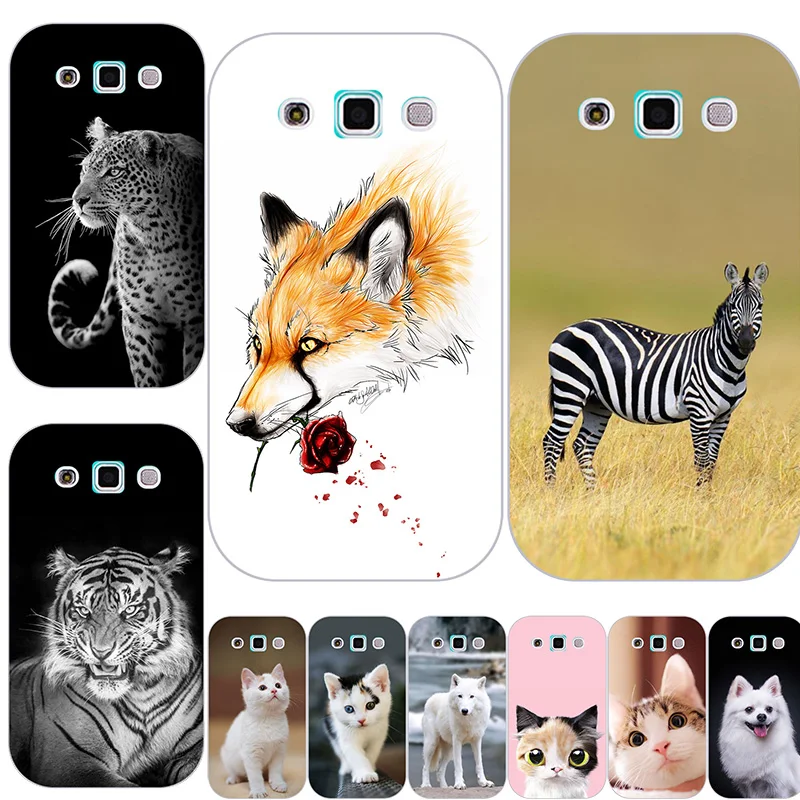 

Cute Cartoon Case For Samsung Galaxy Win i8552 i8558 i8550 gt-i8552 Cover Printing Drawing Cat Printed Phone Shell