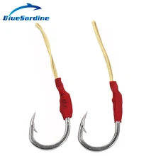 BlueSardine 10 шт. 7,6 г 10 см рыболовные крючки с леской рыболовный крючок для морской рыбалки