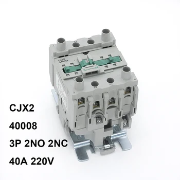 

CJX2-40008 Contactor AC 40A 4Pole 2NO 2NC 220V Motor Starter Relay LC1-D