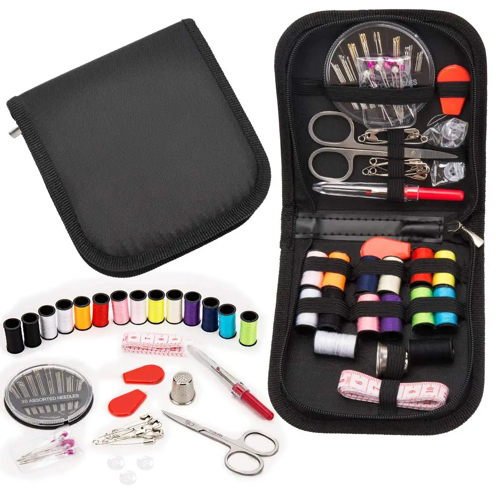 

70pcs/lot Sewing Kit Sewing Box Needle Threader Quilting Stitching Embroidery Craft Storage Bag Knitting Accessories Sewing Tool