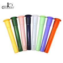 120 мм Премиум акриловый диффузор 14 мм 18 мм Мужской Женский шарнир красочный акриловый пластик вниз Стволовые стеклянные водопроводные трубы