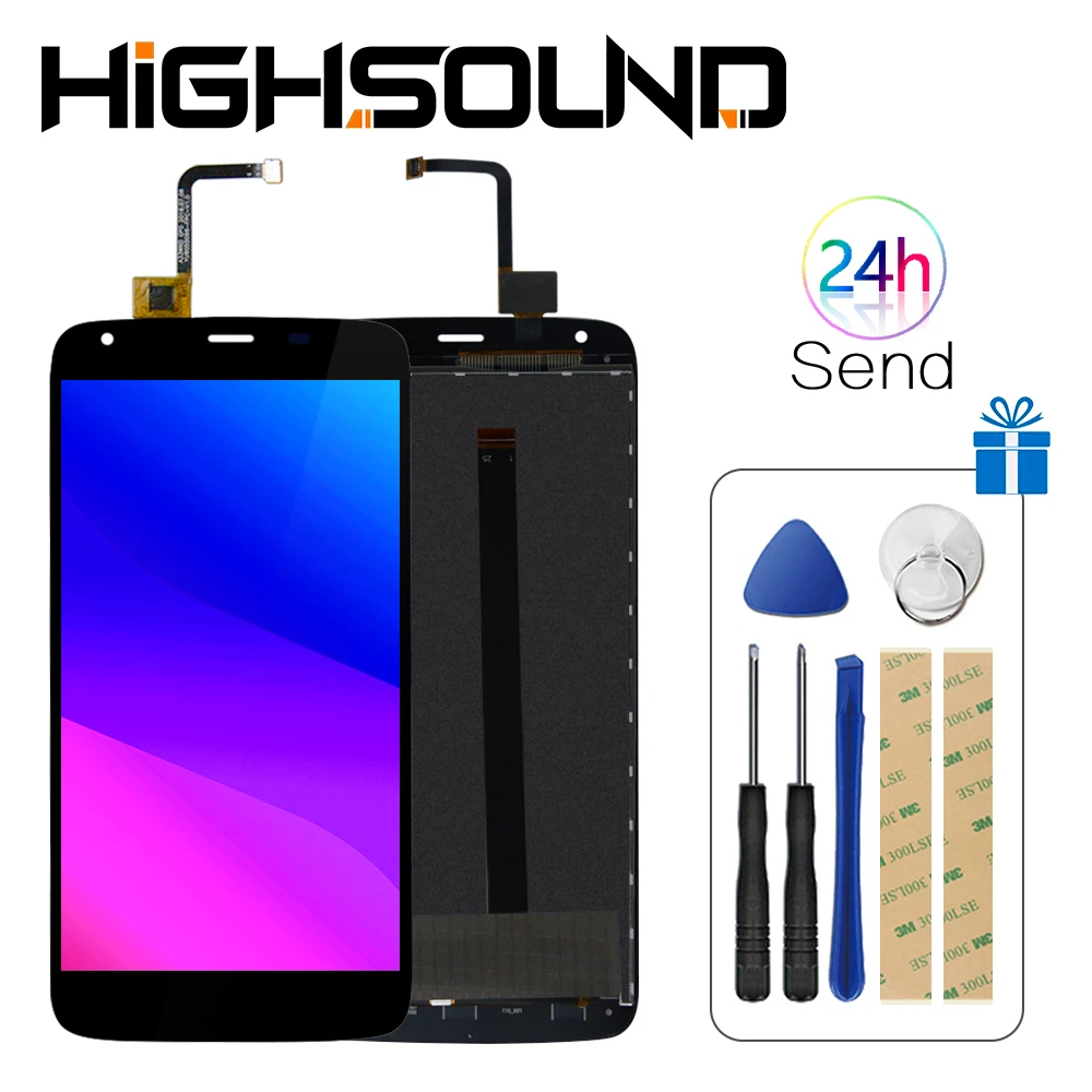 For DOOGEE T6 LCD lcds Display+Touch Screen Digitizer Assembly Replacement pro 1280X720 | Мобильные телефоны и аксессуары