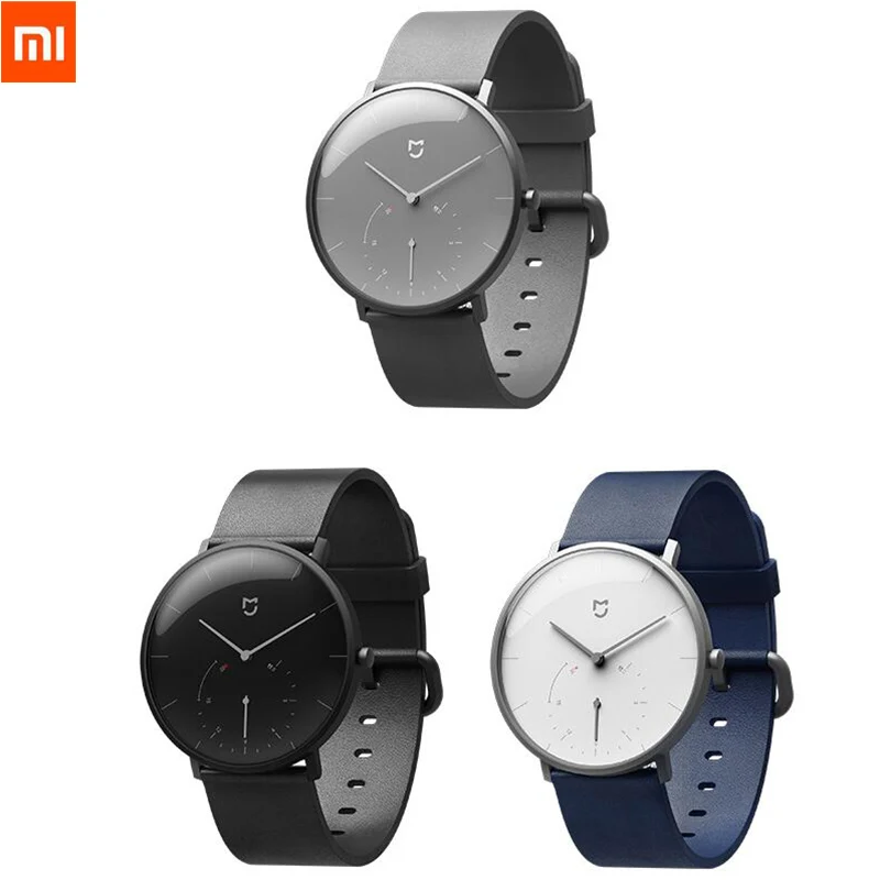 Original Xiaomi Mijia Waterproof Quartz Watch Smart Band Pedometer Automatic Calibration time Vibrate reminder Stainless Cover