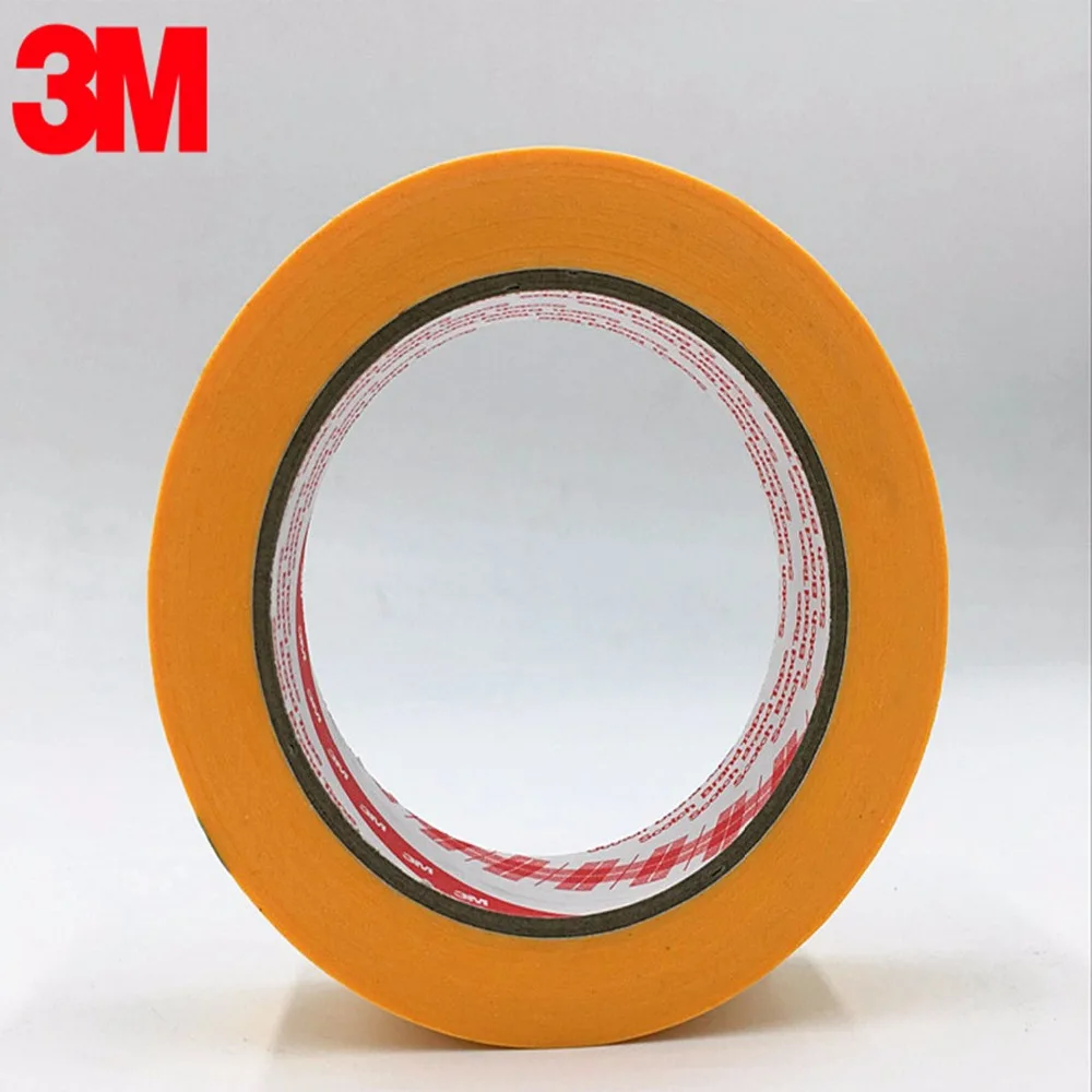 

25mmx164ft 3M244 High Temperature Masking Tape For Automotive Car Painting Refinish And Electronic Protection Masking