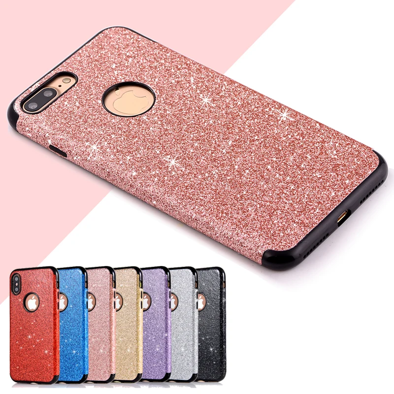 Блеск Чехол для iPhone X Xs max XR Мягкие TPU чехол 7 8 6 S Plus 5 5S SE Sexy Girl протектор задняя