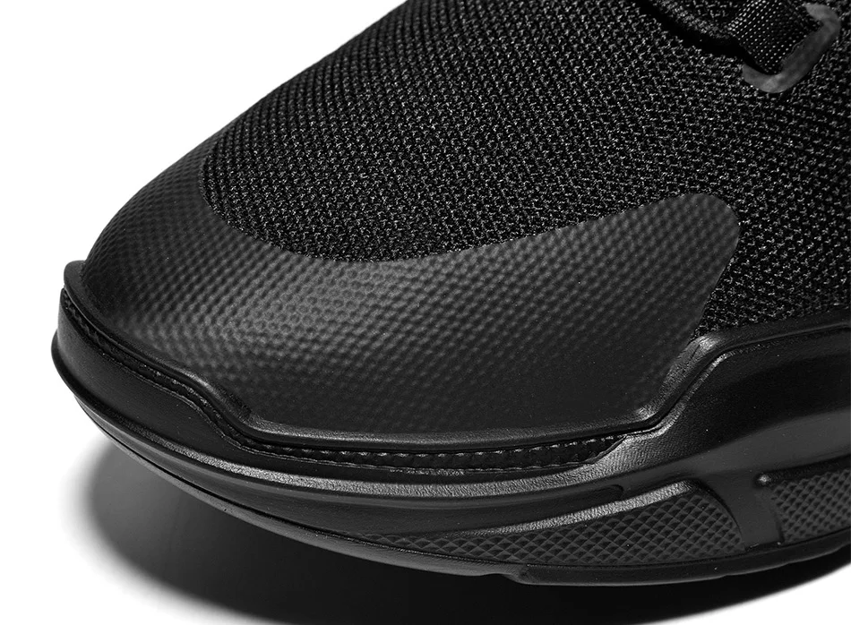 SUROM спортивная обувь для мужчин летние кроссовки дышащие сетчатые уличные спортивные туфли Мужская увеличивающая рост черная верхняя
