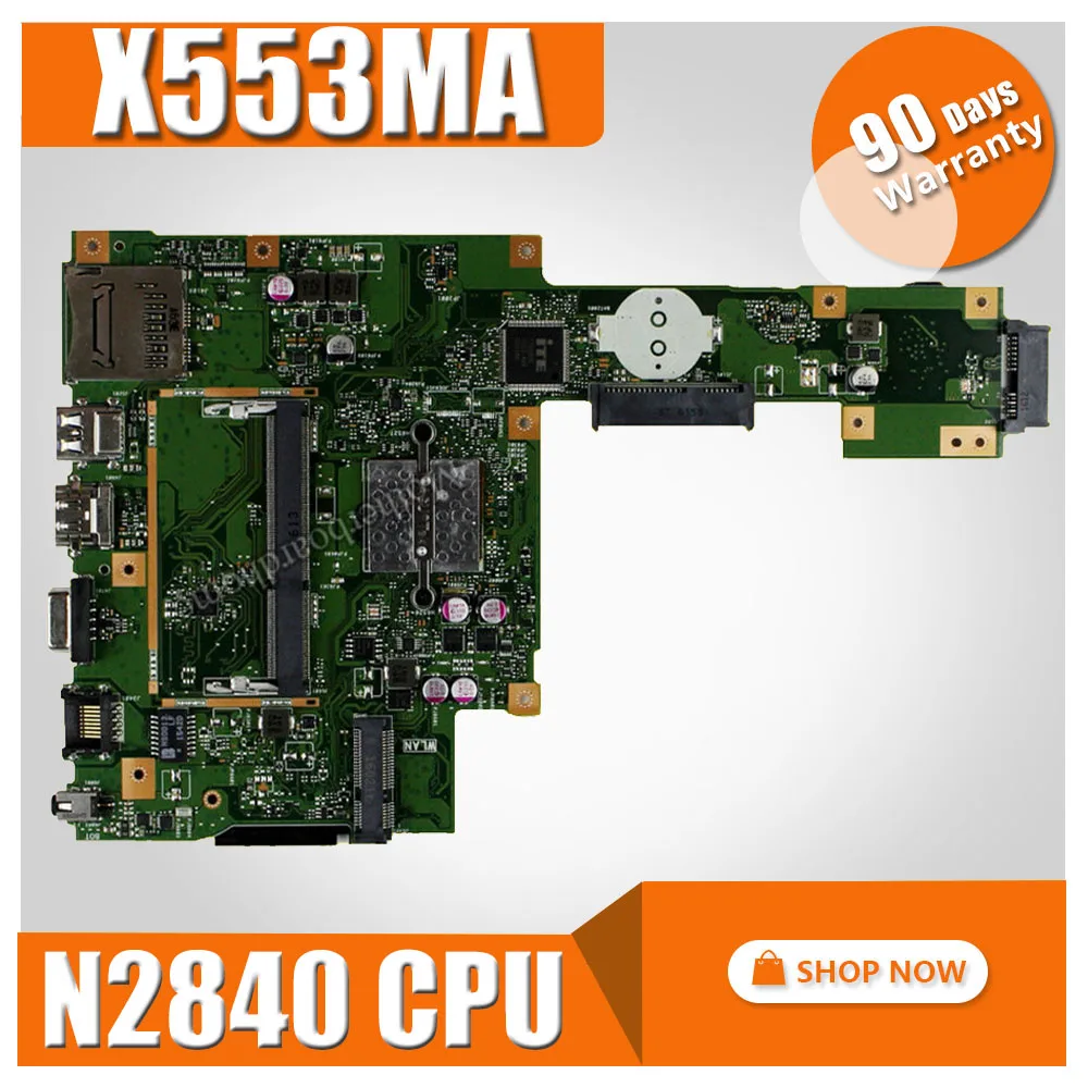 X553MA Motherboard REV2.0 N2840U CPU For ASUS X553MA x503m f553ma f553m Laptop motherboard X553MA Mainboard X553MA Motherboard X553MA Motherboard REV2.0 N2840U CPU For ASUS X553MA x503m f553ma f553m Laptop motherboard X553MA Mainboard X553MA Motherboard