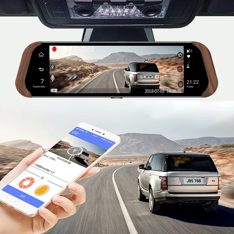 Видеорегистратор с сенсорным экраном ANSTAR 786 Вт 10 дюймов Android 4G ADAS GPS двойной