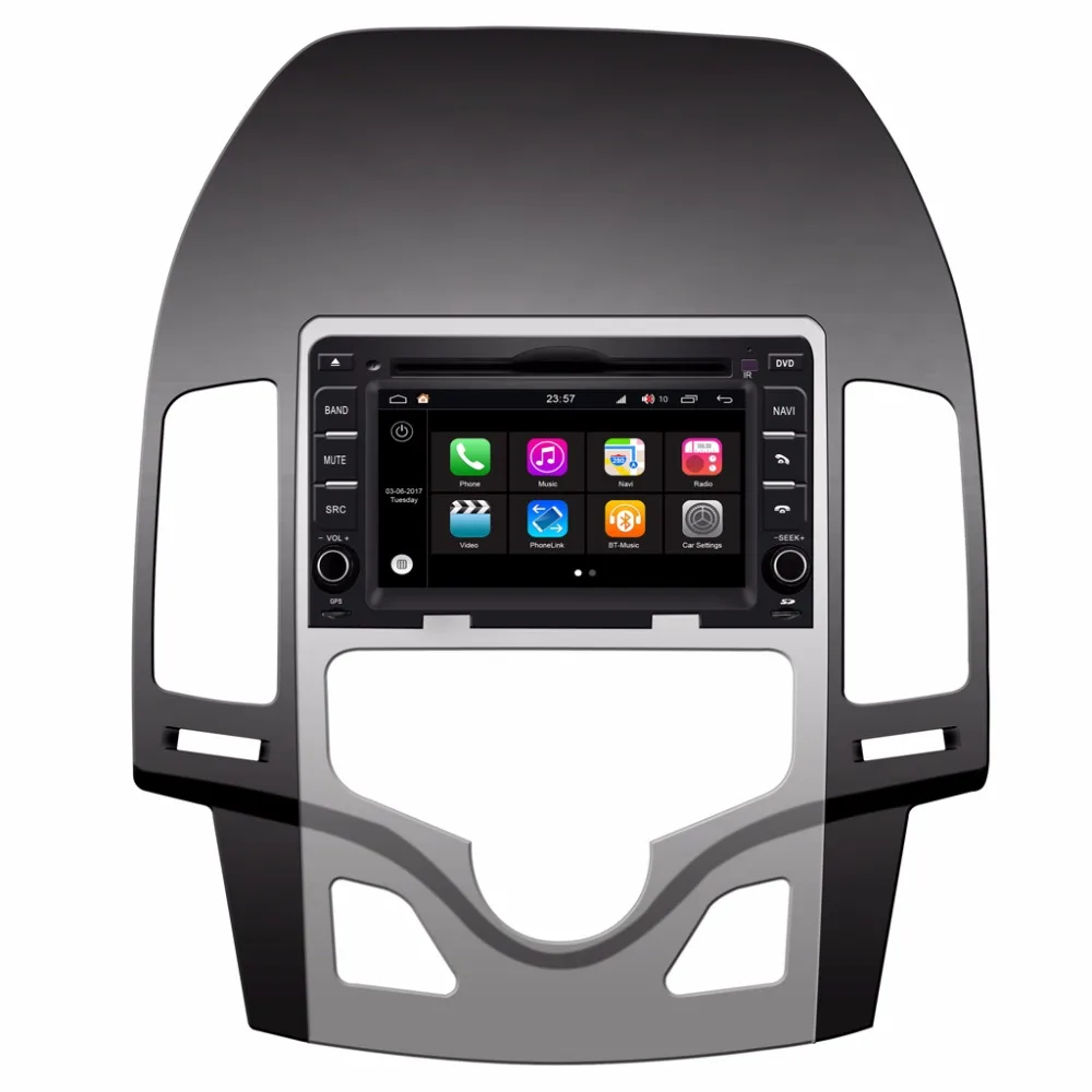 Android 7 1 Car Radio Video Player for Hyundai I30 Auto AC I30 manual AC DVD