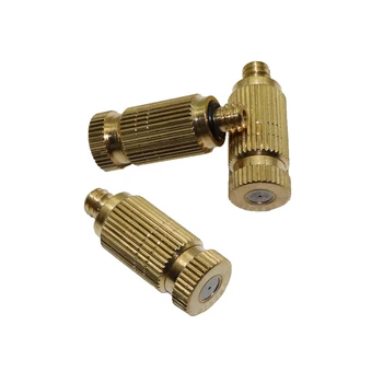 

Copper Atomization Nozzle Industrial Humidifier Nozzle 3/16 Connector 3pcs Garden Plants Irrigation Cooling Fountain 0.1-0.7mm