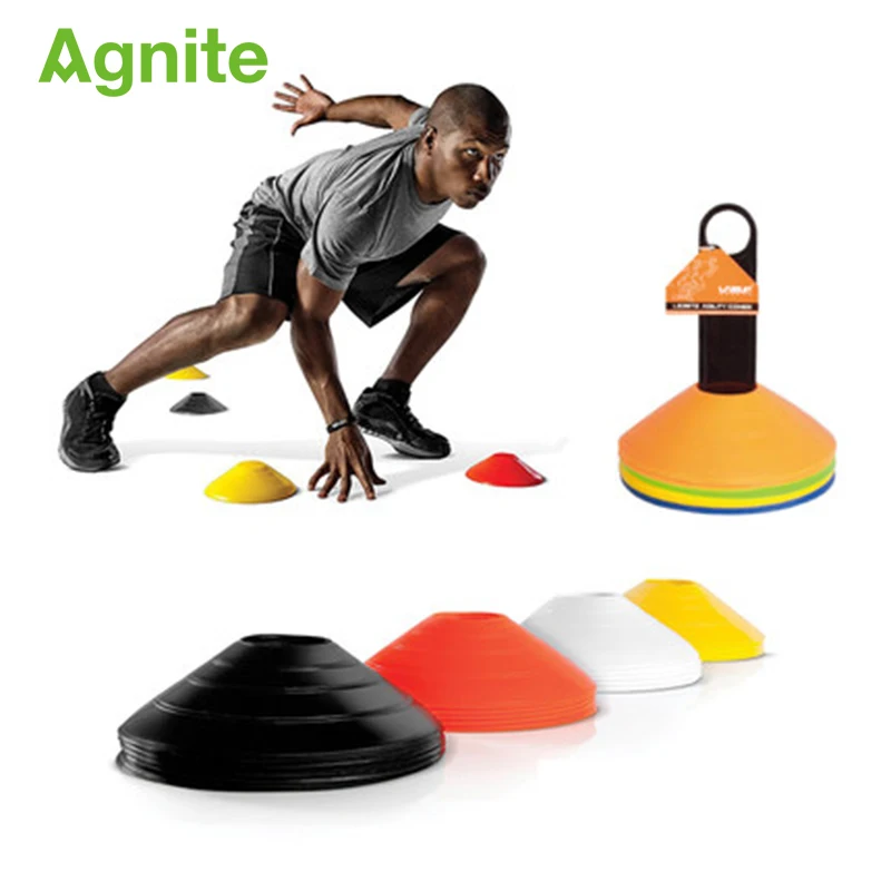 Agnite 5x PE المهنة القرص المخاريط الجملة رياضة كرة القدم كرة السلة كرة الطائرة سرعة التدريب الترفيه المساعدون
