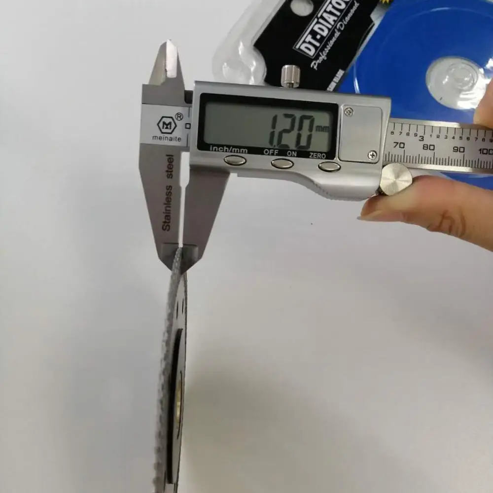 DT-DIATOOL 1pc Dia 4"-12" Super-thin Diamond Cutting Disc X Mesh Turbo rim segment Saw Blades for Ceramic Tile Porcelain