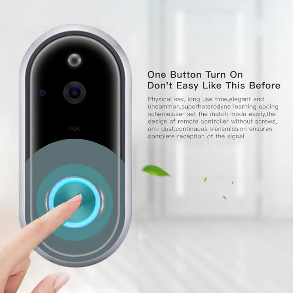 720P Wireless Doorbell Camera WiFi Video Door Intercom IR Security Bell Phone 720P Wireless Doorbell Camera WiFi Video Door Intercom IR Security Bell Phone