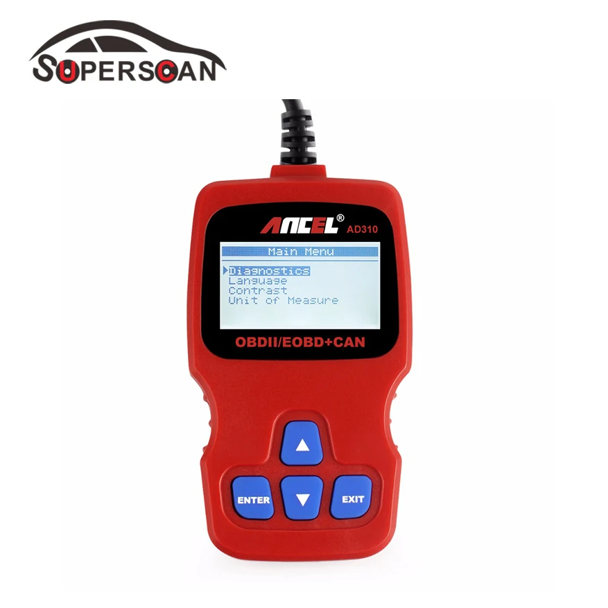 Цена за АНСЕЛЬ AD310 Авто Obdii OBD2 Двигателя Неисправностей Code Reader OBD EOBD Протокола CAN-BUS Универсальная Автомобильная Scan Tool поддержка Русский Испанский Цена за АНСЕЛЬ AD310 Авто Obdii OBD2 Двигателя Неисправностей Code Reader OBD EOBD Протокола CAN-BUS Универсальная Автомобильная Scan Tool поддержка Русский Испанский