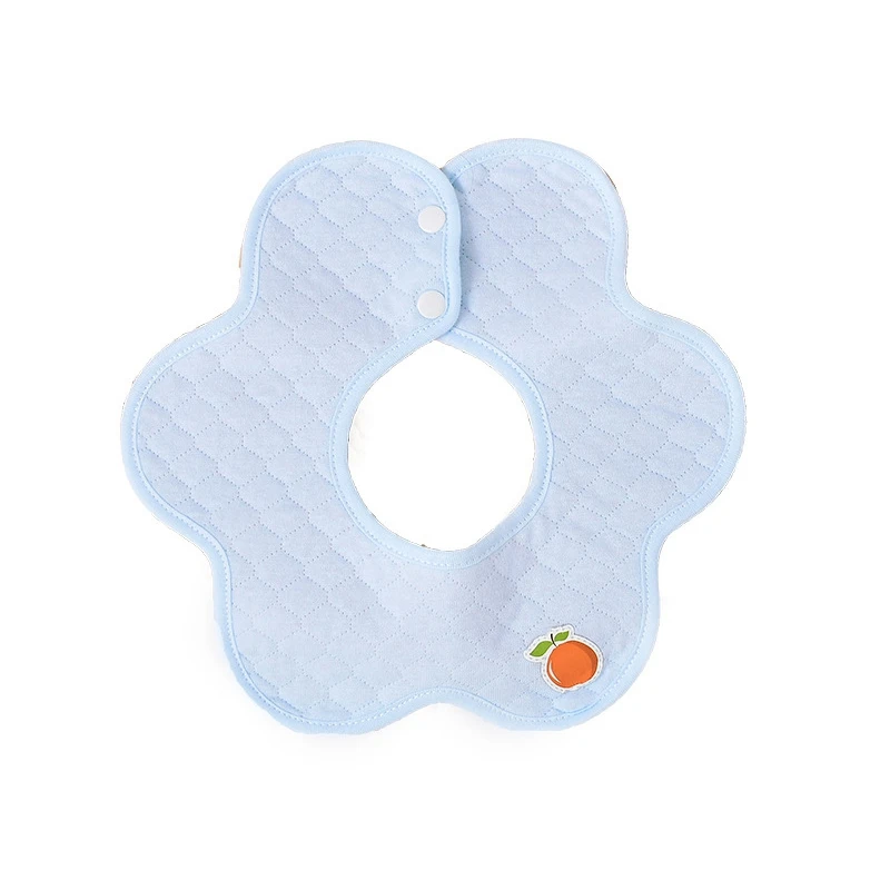 Baby Bibs Cotton Dribble Bibs Feeding Smock Infant Burp Cloths Floral Saliva Towel Baby Eating Accessory Soft Baby Stuff