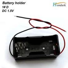 1XLR20 1XD Размер 1X1,5 в держатель батареи/батарейный блок/батарейный элемент 2 винтовых отверстия в нижней части, 500 шт./партия