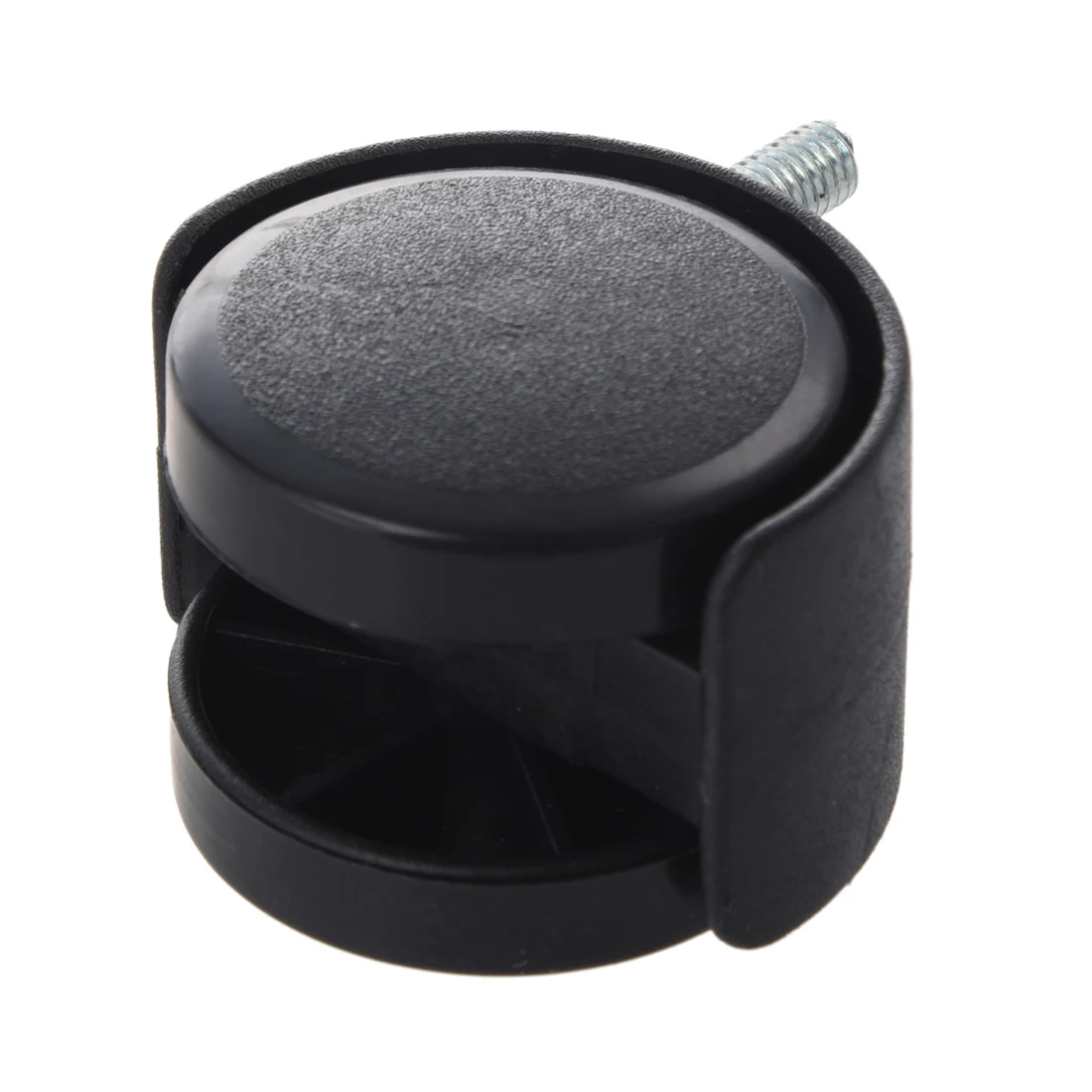 Industrial 50mm PP Threaded Stem Swivel Castor 2inch Black Rotating Wheel Caster - Castor, Swivel Caster