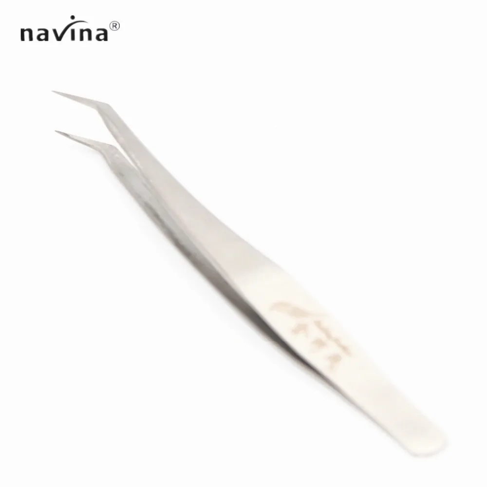 

NAVINA Profesional Flase Eyelash Tweezer Safe Anti-static Stainless Steel Tweezers Repair Maintenance Eyelash Extension Tools