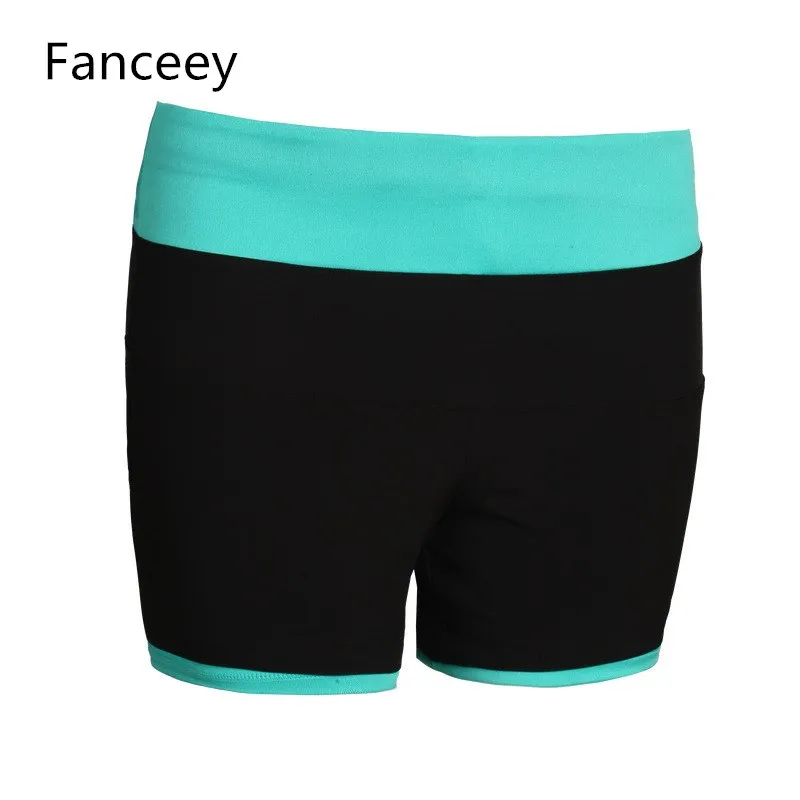 Fanceey Для женщин Шорты для женщин эластичный пояс женщина быстросохнущая Фитнес Шорты для женщин женские короткие штаны M/L