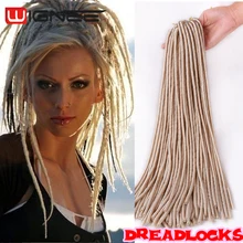 Wignee Hair 20″ Soft Dread lock Hair Crochet Braids Dreadlock Synthetic Extensions 613 Blonde Hair Cheap Afro Kinky Faux Locs