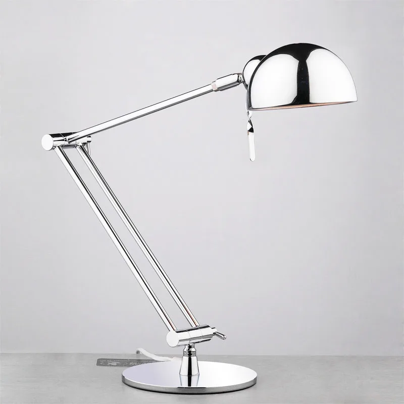 

modern concise reading desk lamps simple eye protection Table lights bedroom book light home lighting metal folding table lamps