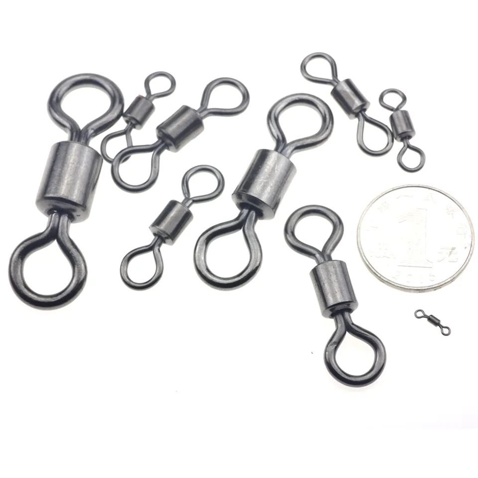 50 Pièces Émerillons à Changement Rapide En Acier Inoxydable Pour