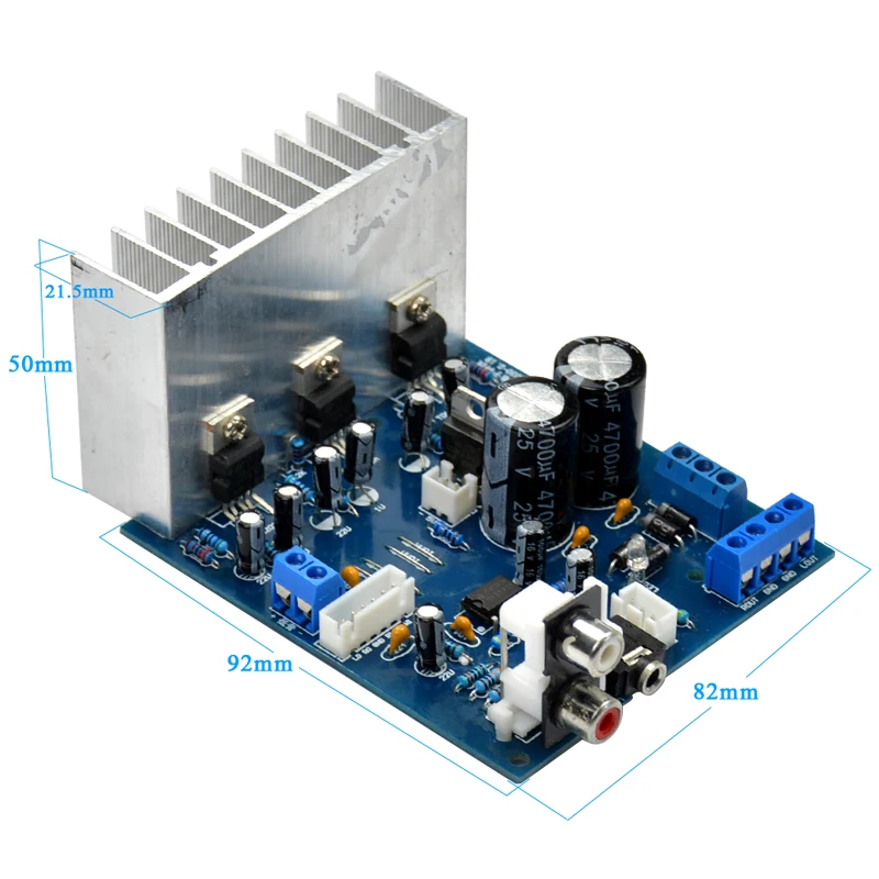 AMPLIFICADOR DE POTENCIA AIYIMA Placa de Audio 2,1 ST TDA2030A amplificador estéreo DIY para sistema de sonido de cine en casa