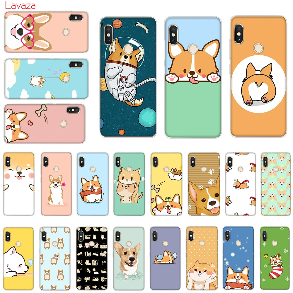 

Lavaza Cute Corgi cartoon Dog Hard Case for POCOPHONE F1 for Xiaomi A2 8 9 SE Lite A1 Max 3 for Redmi Note 7 Pro Cover