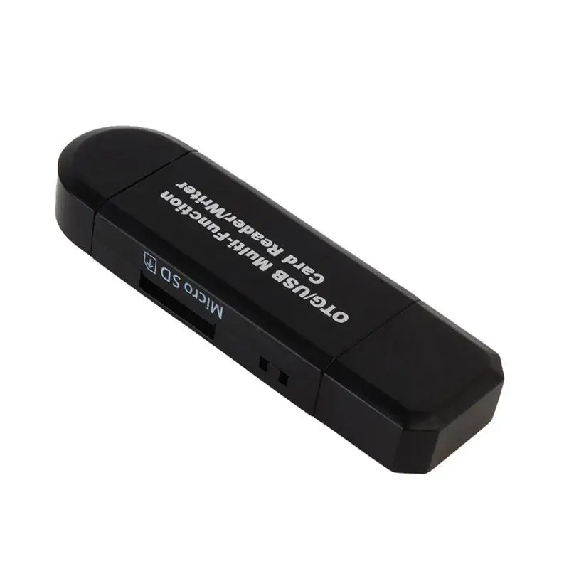 Amzdeal USB 2,0 Card Reader адаптер Micro SD/TF для мобильного телефона планшеты портативный черный