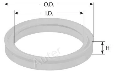 24x32x5 PU однокромочного типа U кольцо гидравлическое уплотнение поршня и уплотнение стержня UNS