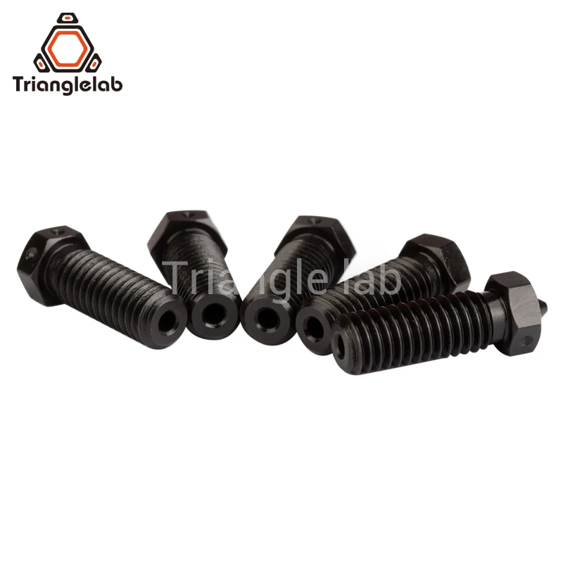 Endurecido Aço Vulcão Bicos para Alta Temperatura Impressão 3d Pei Peek ou Fibra de Carbono Filamento Hotend 1pc - Imagem 6