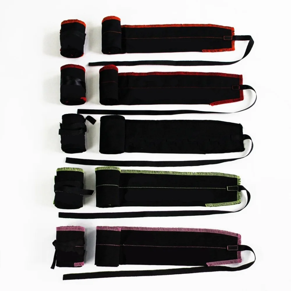 

10 Pair Gymnastics Weight Lifting Wrist Wrap Strength Wraps Wrist Support Band Various Color With Stitches For Gymnastic