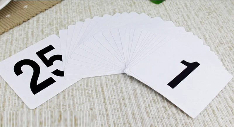 Double Side Plastic Table Numbers (1)