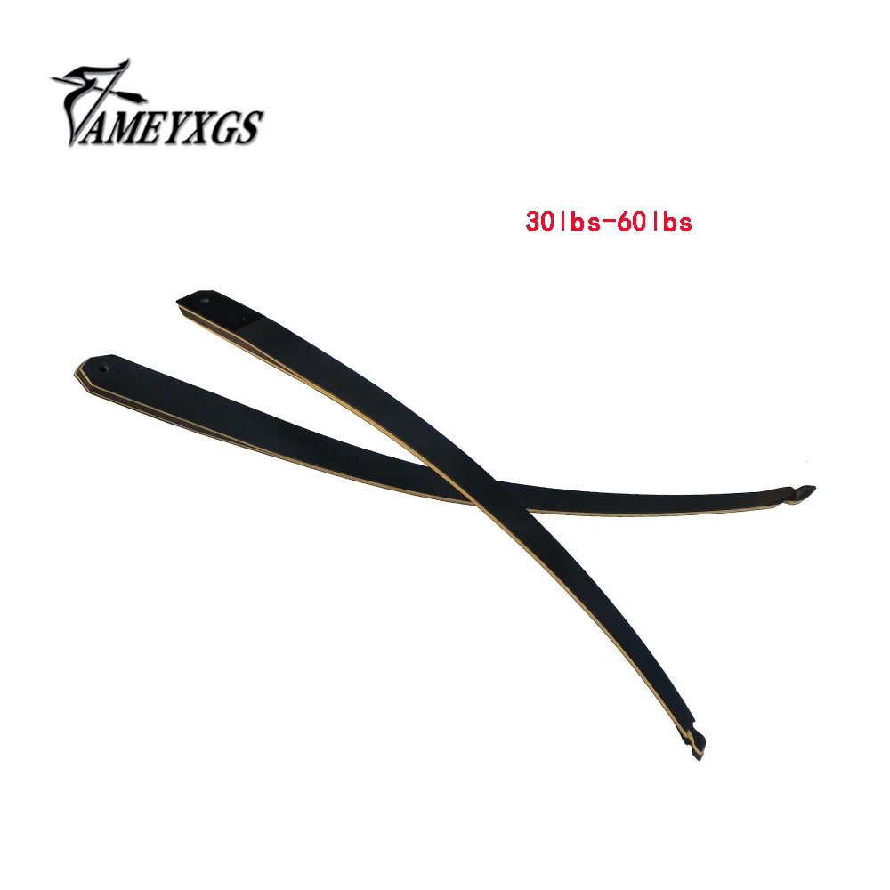 30-60lbs Hunting Fiberglass and Wood Laminated Archery Recurve Bow Limbs Take Down Bow Limbs Bow Shooting Accessories 30-60lbs Hunting Fiberglass and Wood Laminated Archery Recurve Bow Limbs Take Down Bow Limbs Bow Shooting Accessories