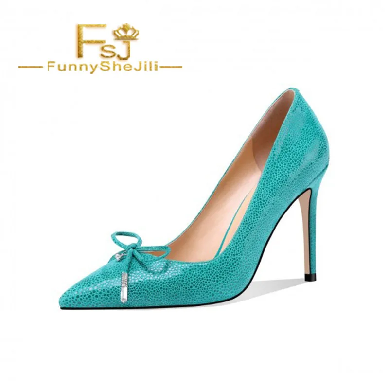 turquoise pumps size 8