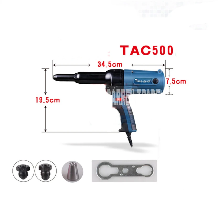 TAC500 220 В ПЕРЕМ клепальный молоток 8000N Электрический Фрезер для ногтей, фрезер пистолет 400W