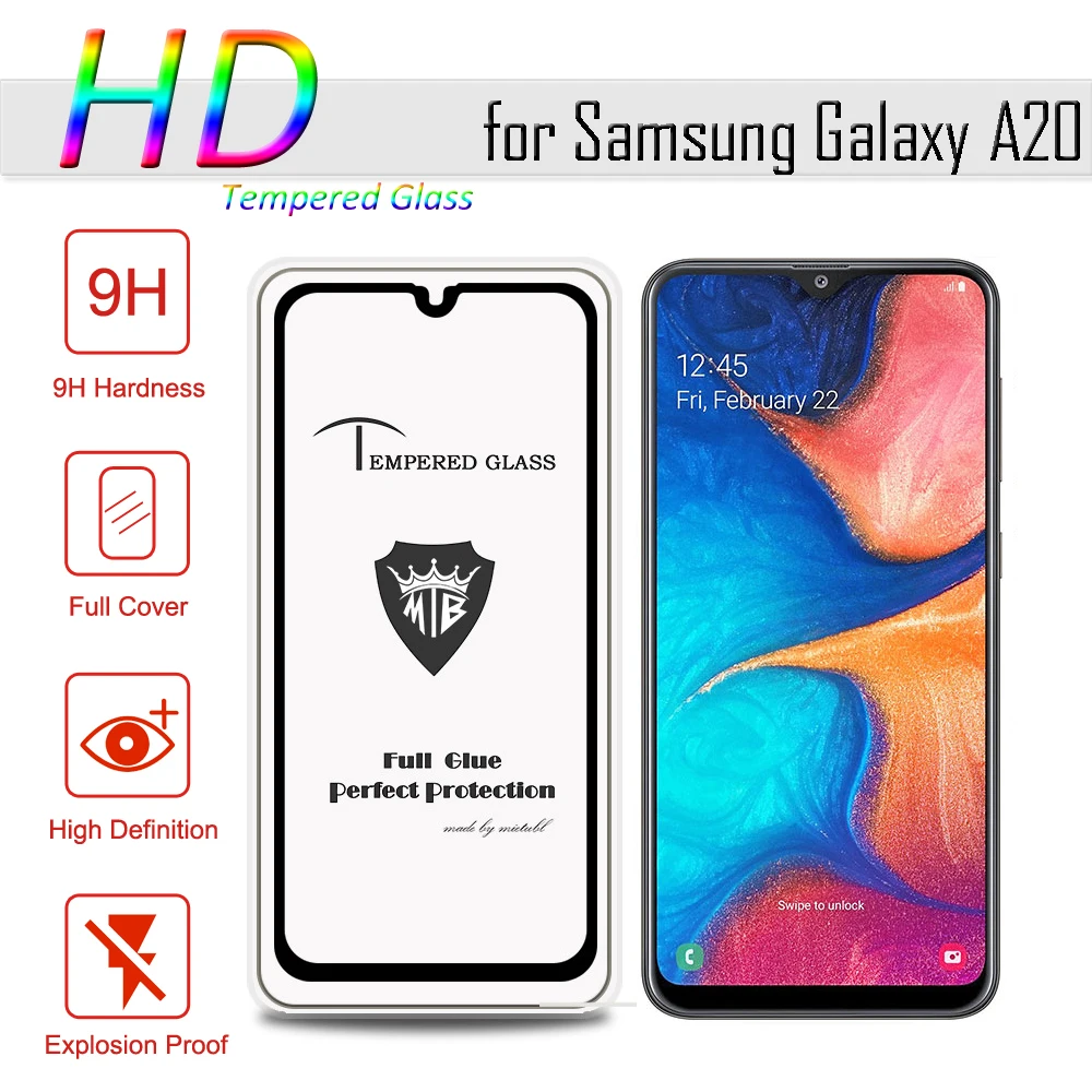 Для samsung Galaxy A20 SM A205 закаленное Стекло Экран Protector на защитный для A20|Защитные