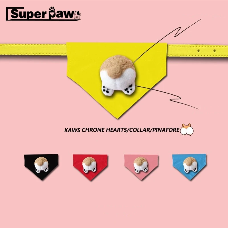 

Tide Brand Adjustable 3D Neck Scarf Tie Bowtie Necktie Bandana Collar Neckerchief for Dogs Puppy Pet Dog Cat Cats Leading GZL03
